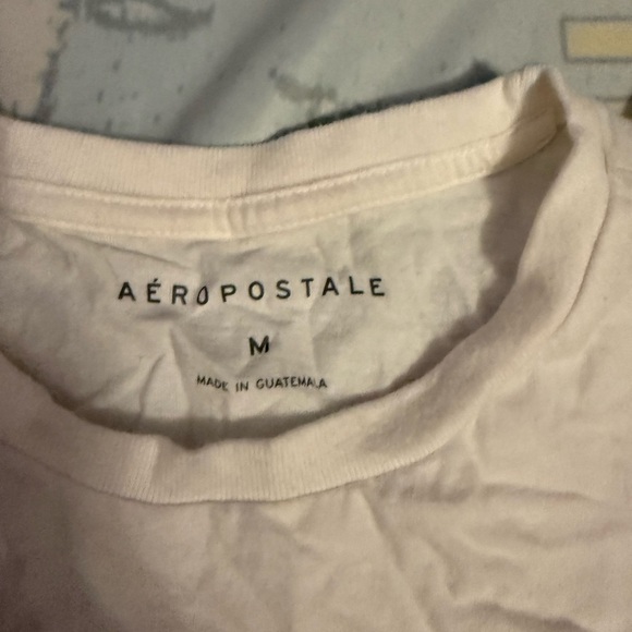 Aeropostale White Short Sleeve Tee - Picture 2 of 3